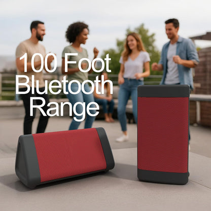 OontZ Angle 3 (4th Gen) – Portable Bluetooth Speaker, 12W Stereo Sound, 24 Hour Playtime, Rich Bass, 100 Foot Wireless Range, Waterproof, Home, Outdoor, Travel, Great Gift (Black)