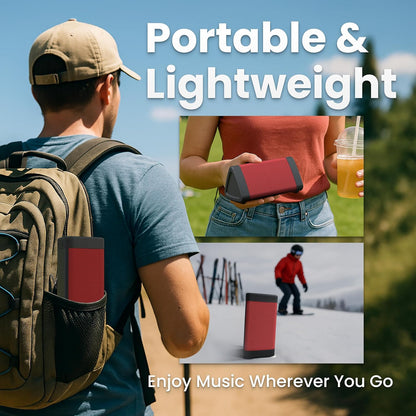 OontZ Angle 3 (4th Gen) – Portable Bluetooth Speaker, 12W Stereo Sound, 24 Hour Playtime, Rich Bass, 100 Foot Wireless Range, Waterproof, Home, Outdoor, Travel, Great Gift (Black)