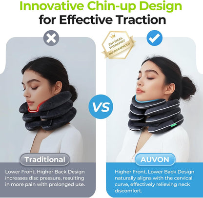 Inflatable Neck Stretcher with Chin-Up for Effective Neck Pain Relief