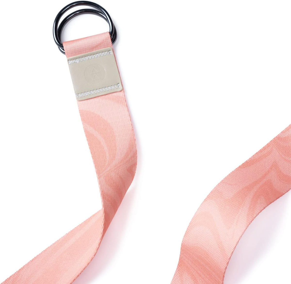 The Yoga Strap | Luxurious, Extra Long, Super Soft, Eco Printed | Studio Quality, Adjustable | Safely Stretch Further and Hold Longer | 8 ft Long