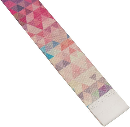 The Yoga Strap | Luxurious, Extra Long, Super Soft, Eco Printed | Studio Quality, Adjustable | Safely Stretch Further and Hold Longer | 8 ft Long