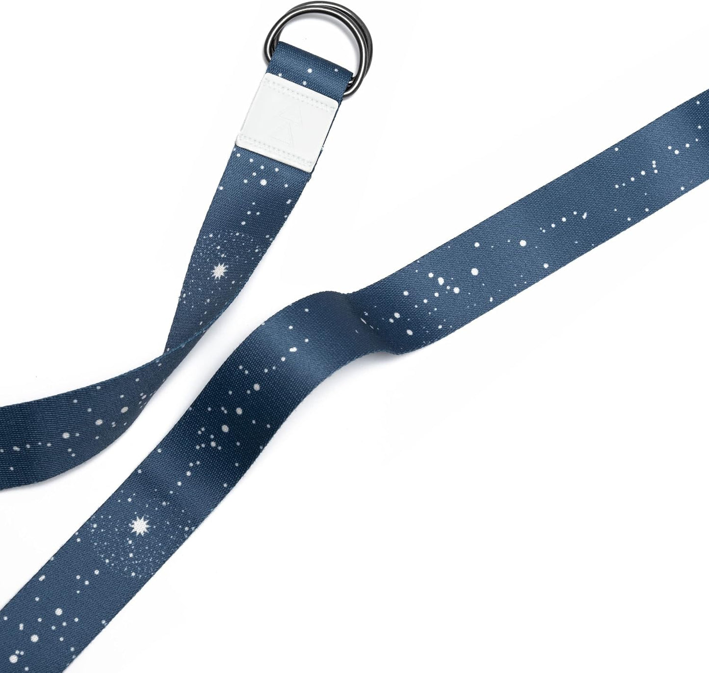 The Yoga Strap | Luxurious, Extra Long, Super Soft, Eco Printed | Studio Quality, Adjustable | Safely Stretch Further and Hold Longer | 8 ft Long