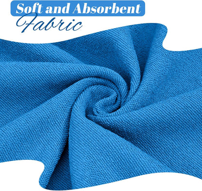 Hot Yoga Towel Non Slip - Microfiber Yoga Mat Towel for Hot Yoga, Pilates and Fitness 72" x 24", Blue