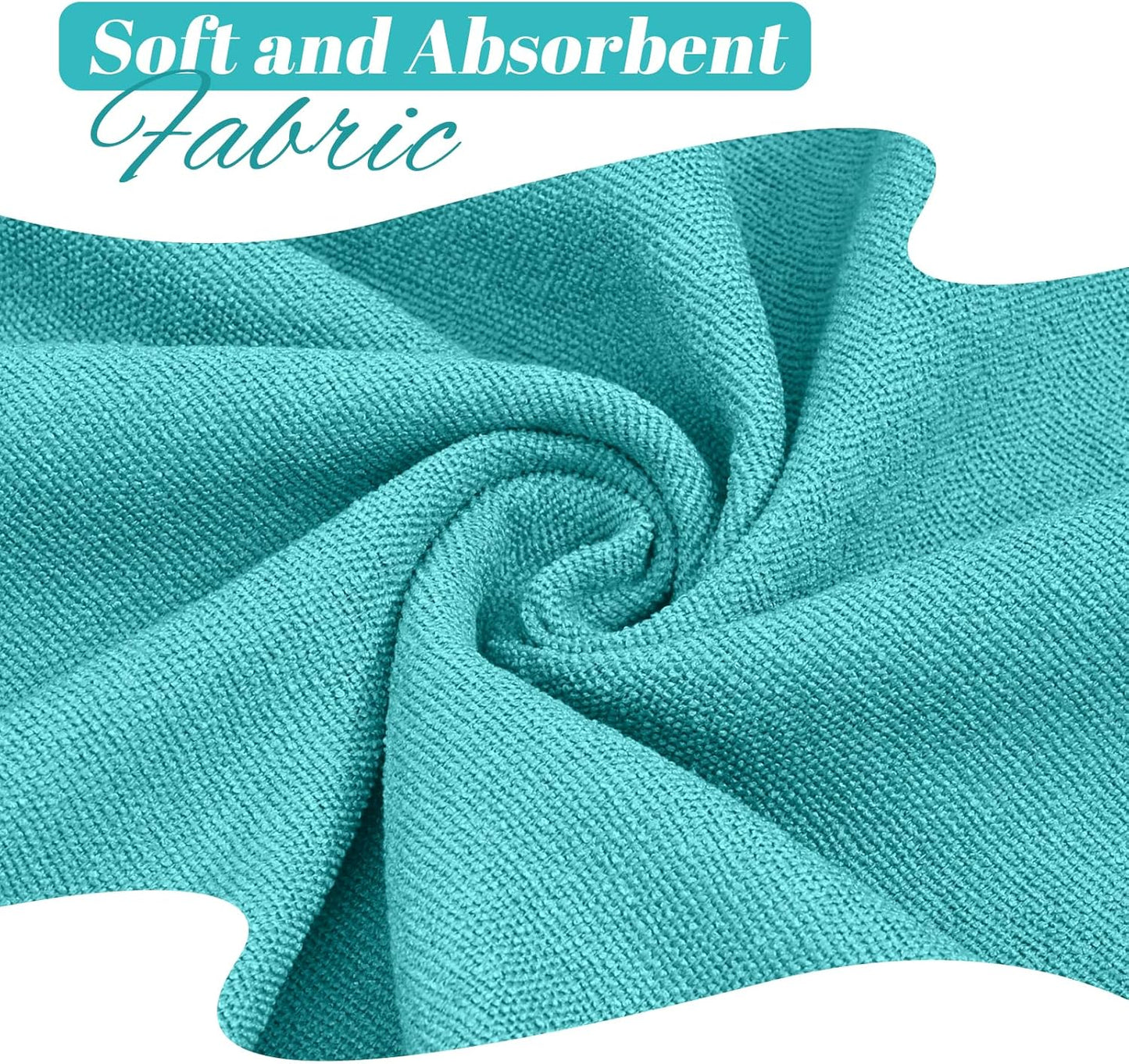 Hot Yoga Towel Non Slip - Microfiber Yoga Mat Towel for Hot Yoga, Pilates and Fitness 72" x 24", Blue