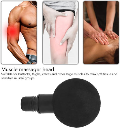 19mm Diameter Massager Heads Replacement for Massager Deep Tissue Muscle Massager Head for Percussion Massage Gun with EVA Material Deep Tissue Percussion Plug Percussion Plug