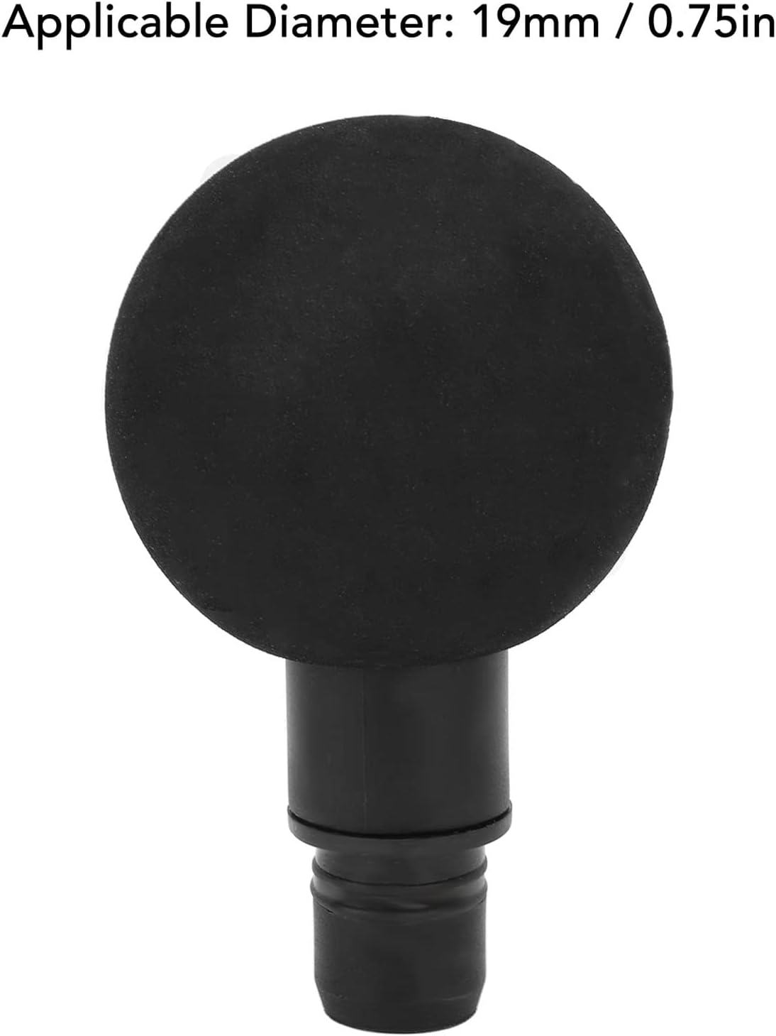 19mm Diameter Massager Heads Replacement for Massager Deep Tissue Muscle Massager Head for Percussion Massage Gun with EVA Material Deep Tissue Percussion Plug Percussion Plug