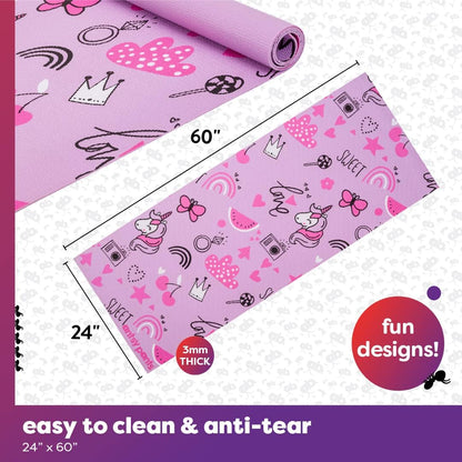 Yoga Mat for Stretching and Yoga
