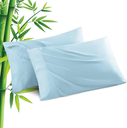 Body Pillowcase with Zipper Cooling Viscose from Bamboo Zippered Pillowcases, Cool & Breathable Body Pillow Cover for Hot Sleepers and Night Sweats, 20" x 54"