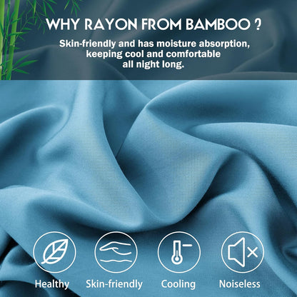 Body Pillowcase with Zipper Cooling Viscose from Bamboo Zippered Pillowcases, Cool & Breathable Body Pillow Cover for Hot Sleepers and Night Sweats, 20" x 54"