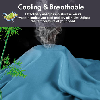 Body Pillowcase with Zipper Cooling Viscose from Bamboo Zippered Pillowcases, Cool & Breathable Body Pillow Cover for Hot Sleepers and Night Sweats, 20" x 54"