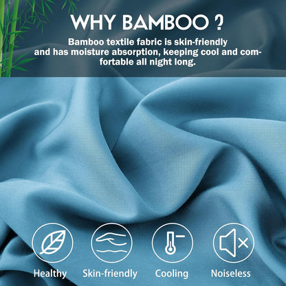 Body Pillowcase with Zipper Cooling Viscose from Bamboo Zippered Pillowcases, Cool & Breathable Body Pillow Cover for Hot Sleepers and Night Sweats, 20" x 54"