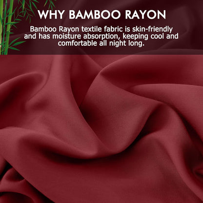 Body Pillowcase with Zipper Cooling Viscose from Bamboo Zippered Pillowcases, Cool & Breathable Body Pillow Cover for Hot Sleepers and Night Sweats, 20" x 54"