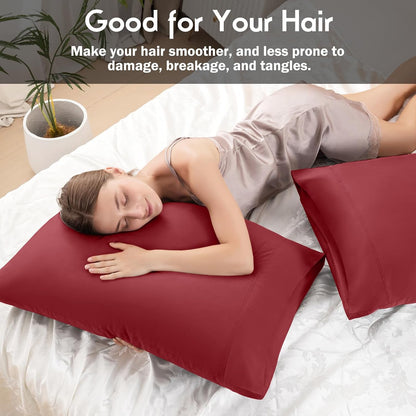 Body Pillowcase with Zipper Cooling Viscose from Bamboo Zippered Pillowcases, Cool & Breathable Body Pillow Cover for Hot Sleepers and Night Sweats, 20" x 54"