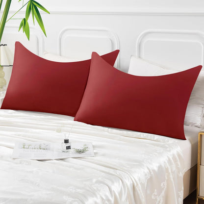 Body Pillowcase with Zipper Cooling Viscose from Bamboo Zippered Pillowcases, Cool & Breathable Body Pillow Cover for Hot Sleepers and Night Sweats, 20" x 54"
