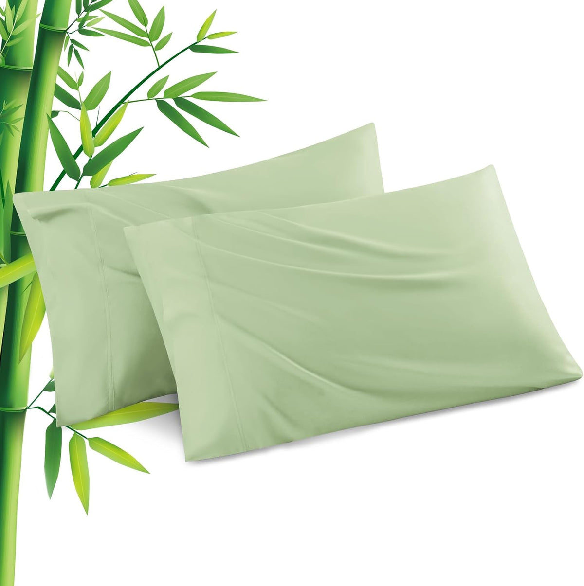 Body Pillowcase with Zipper Cooling Viscose from Bamboo Zippered Pillowcases, Cool & Breathable Body Pillow Cover for Hot Sleepers and Night Sweats, 20" x 54"