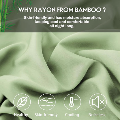 Body Pillowcase with Zipper Cooling Viscose from Bamboo Zippered Pillowcases, Cool & Breathable Body Pillow Cover for Hot Sleepers and Night Sweats, 20" x 54"