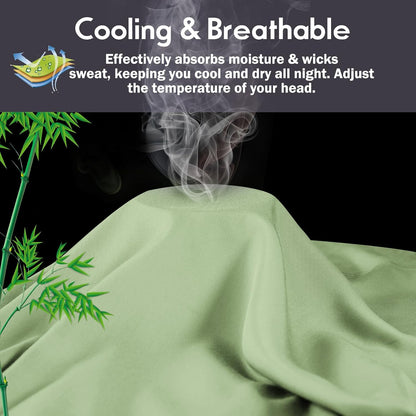 Body Pillowcase with Zipper Cooling Viscose from Bamboo Zippered Pillowcases, Cool & Breathable Body Pillow Cover for Hot Sleepers and Night Sweats, 20" x 54"