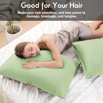 Body Pillowcase with Zipper Cooling Viscose from Bamboo Zippered Pillowcases, Cool & Breathable Body Pillow Cover for Hot Sleepers and Night Sweats, 20" x 54"