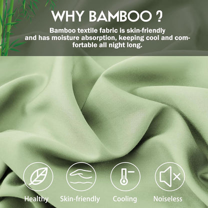 Body Pillowcase with Zipper Cooling Viscose from Bamboo Zippered Pillowcases, Cool & Breathable Body Pillow Cover for Hot Sleepers and Night Sweats, 20" x 54"