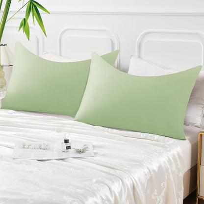 Body Pillowcase with Zipper Cooling Viscose from Bamboo Zippered Pillowcases, Cool & Breathable Body Pillow Cover for Hot Sleepers and Night Sweats, 20" x 54"