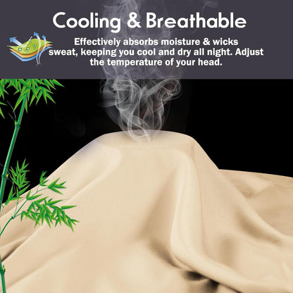 Body Pillowcase with Zipper Cooling Viscose from Bamboo Zippered Pillowcases, Cool & Breathable Body Pillow Cover for Hot Sleepers and Night Sweats, 20" x 54"