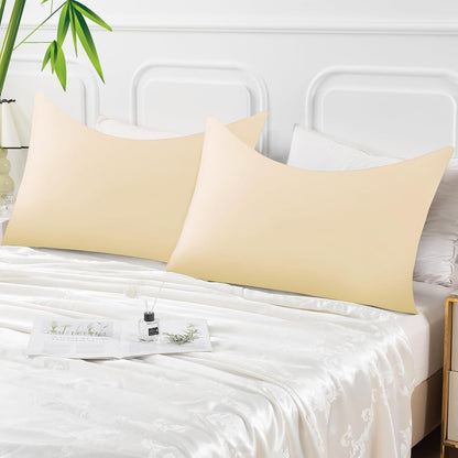 Body Pillowcase with Zipper Cooling Viscose from Bamboo Zippered Pillowcases, Cool & Breathable Body Pillow Cover for Hot Sleepers and Night Sweats, 20" x 54"