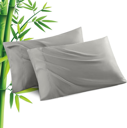 Body Pillowcase with Zipper Cooling Viscose from Bamboo Zippered Pillowcases, Cool & Breathable Body Pillow Cover for Hot Sleepers and Night Sweats, 20" x 54"