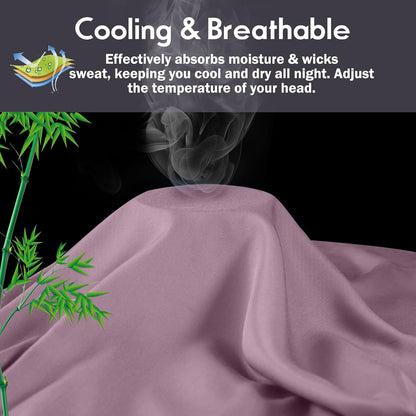 Body Pillowcase with Zipper Cooling Viscose from Bamboo Zippered Pillowcases, Cool & Breathable Body Pillow Cover for Hot Sleepers and Night Sweats, 20" x 54"