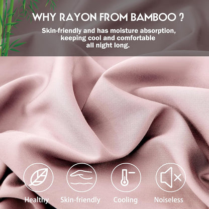 Body Pillowcase with Zipper Cooling Viscose from Bamboo Zippered Pillowcases, Cool & Breathable Body Pillow Cover for Hot Sleepers and Night Sweats, 20" x 54"