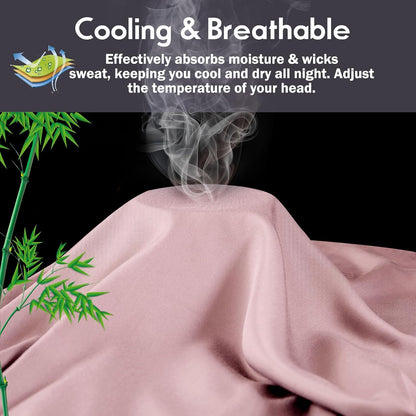Body Pillowcase with Zipper Cooling Viscose from Bamboo Zippered Pillowcases, Cool & Breathable Body Pillow Cover for Hot Sleepers and Night Sweats, 20" x 54"