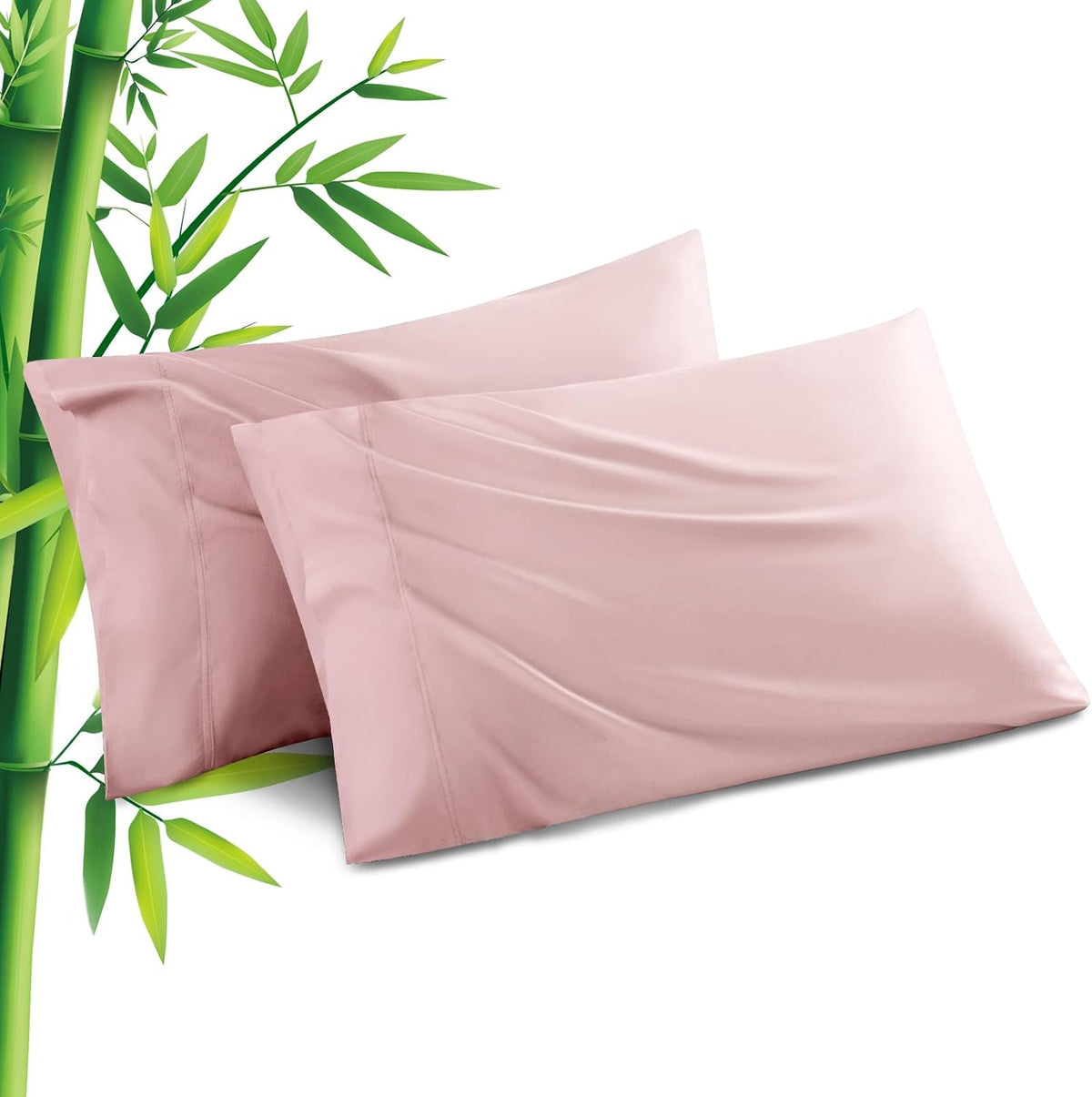 Body Pillowcase with Zipper Cooling Viscose from Bamboo Zippered Pillowcases, Cool & Breathable Body Pillow Cover for Hot Sleepers and Night Sweats, 20" x 54"