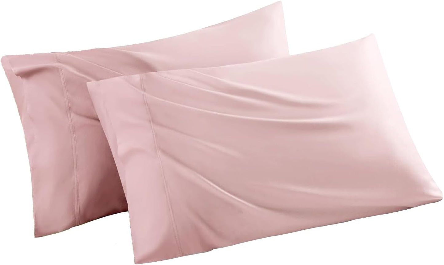 Body Pillowcase with Zipper Cooling Viscose from Bamboo Zippered Pillowcases, Cool & Breathable Body Pillow Cover for Hot Sleepers and Night Sweats, 20" x 54"
