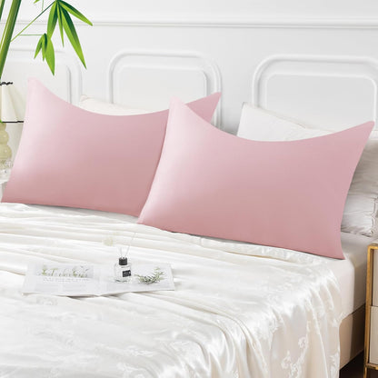 Body Pillowcase with Zipper Cooling Viscose from Bamboo Zippered Pillowcases, Cool & Breathable Body Pillow Cover for Hot Sleepers and Night Sweats, 20" x 54"