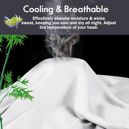 Body Pillowcase with Zipper Cooling Viscose from Bamboo Zippered Pillowcases, Cool & Breathable Body Pillow Cover for Hot Sleepers and Night Sweats, 20" x 54"