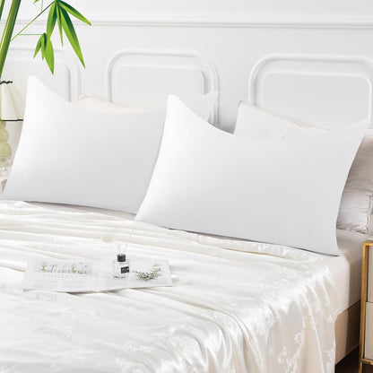Body Pillowcase with Zipper Cooling Viscose from Bamboo Zippered Pillowcases, Cool & Breathable Body Pillow Cover for Hot Sleepers and Night Sweats, 20" x 54"