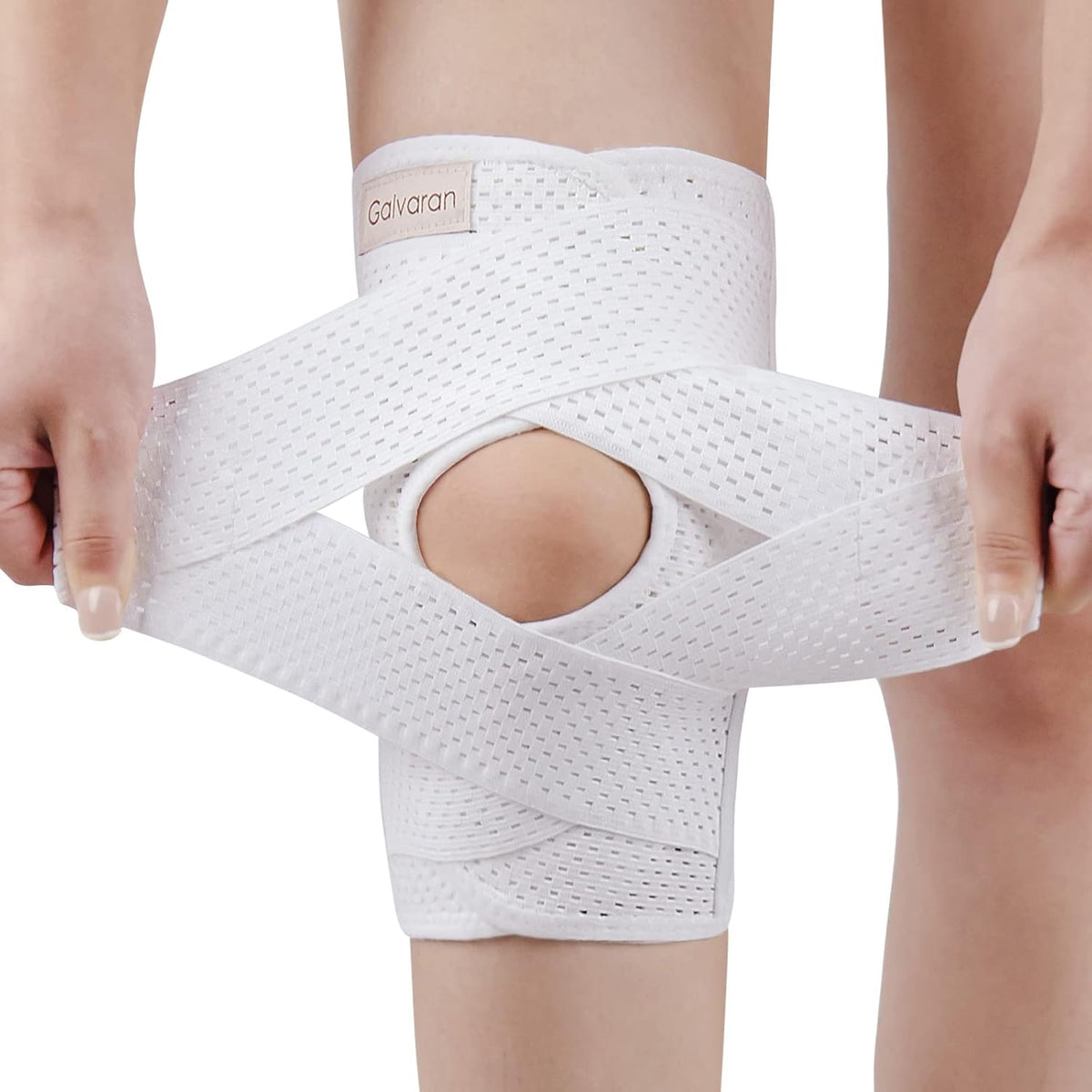Knee Brace with Side Stabilizers for Meniscal Tear Knee Pain ACL MCL Arthritis Injuries Recovery, Breathable Adjustable Knee Support for Men and Women