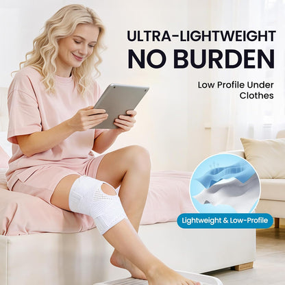 Knee Brace with Side Stabilizers for Meniscal Tear Knee Pain ACL MCL Arthritis Injuries Recovery, Breathable Adjustable Knee Support for Men and Women