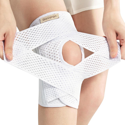 Knee Brace with Side Stabilizers for Meniscal Tear Knee Pain ACL MCL Arthritis Injuries Recovery, Breathable Adjustable Knee Support for Men and Women