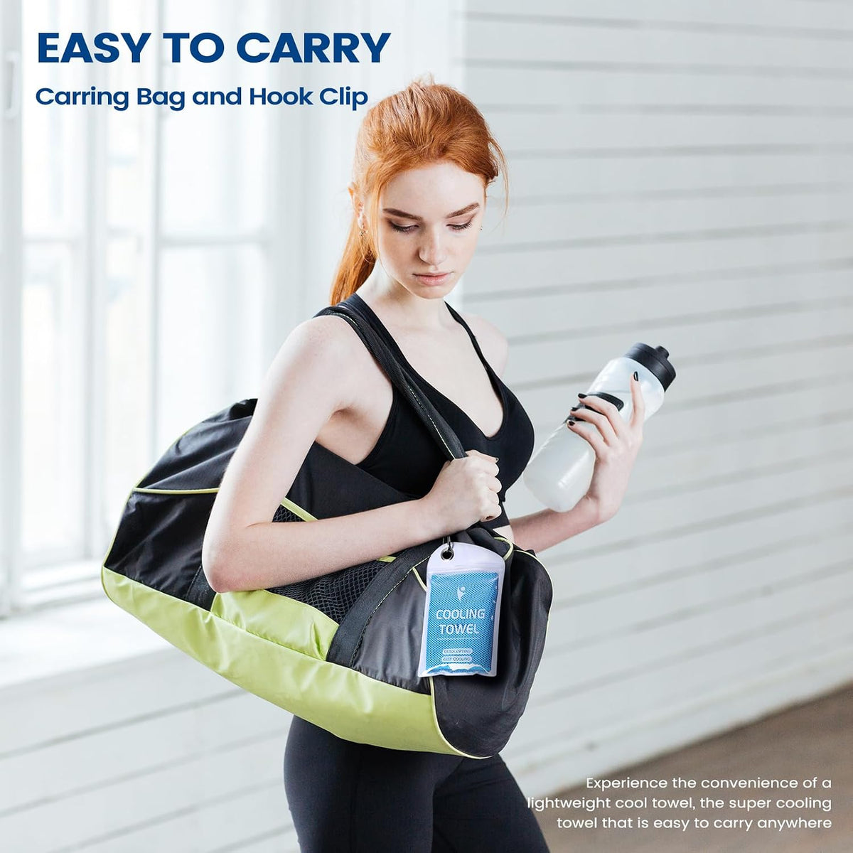 4 Pack Cooling Towels, 40x12 Breathable Gym Towel for Neck Face