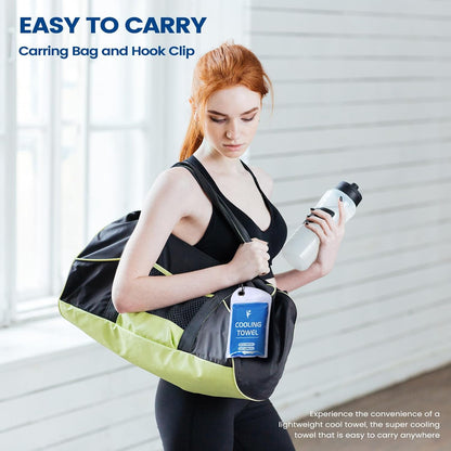 4 Pack Cooling Towels, 40x12 Breathable Gym Towel for Neck Face