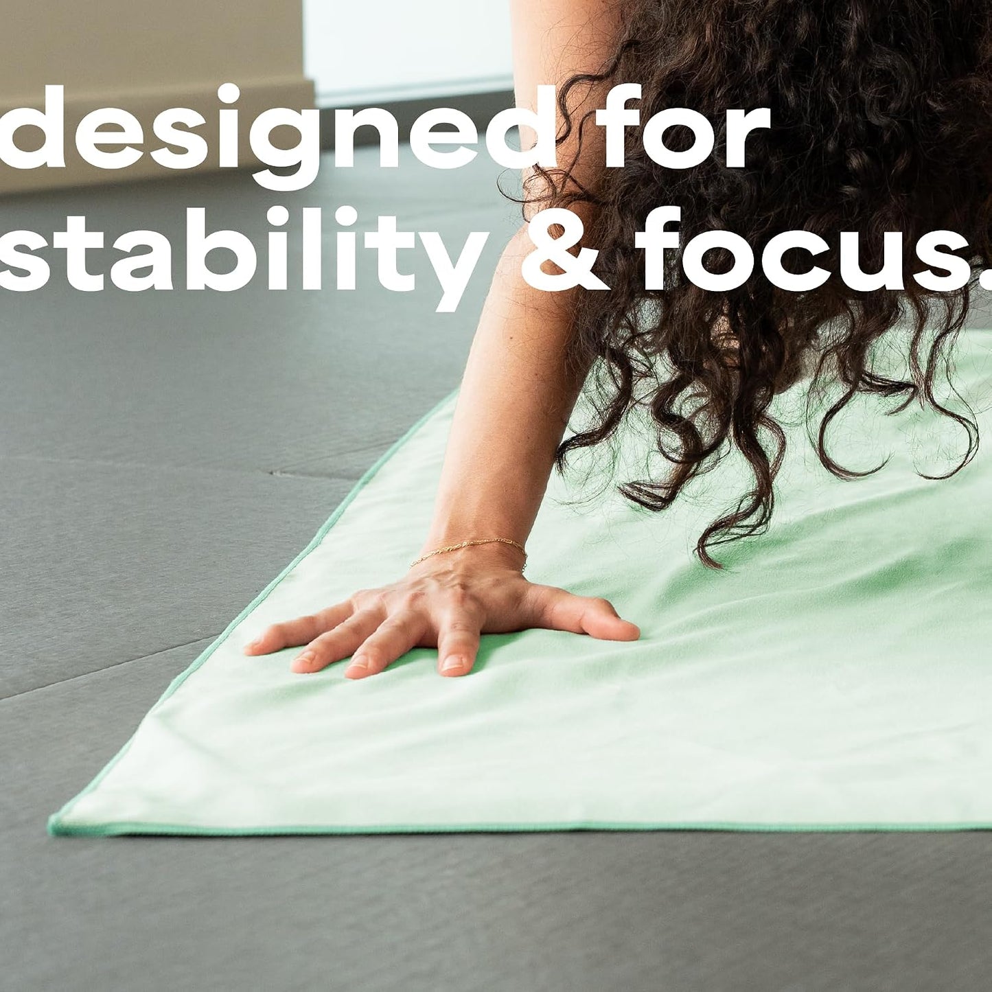 . Aura Yoga Mat Towel, Quick Dry Towel, Soft and Absorbent for Gym, Pilates, and Hot Yoga Mat, 1 Pack, 26.5 inches x 72 inches, Microfiber, Blue