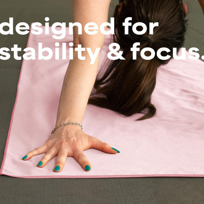 . Aura Yoga Mat Towel, Quick Dry Towel, Soft and Absorbent for Gym, Pilates, and Hot Yoga Mat, 1 Pack, 26.5 inches x 72 inches, Microfiber, Blue