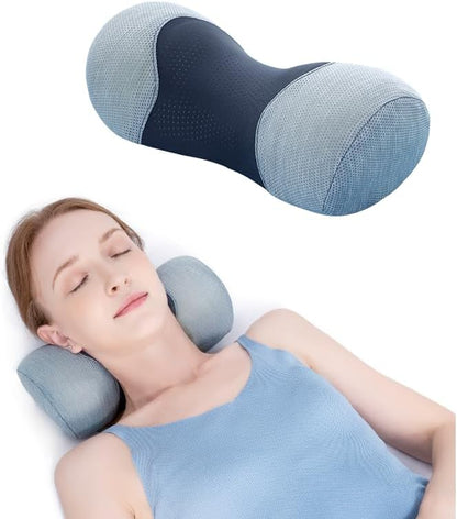Bespilow Small Neck Roll Pillow for Sleeping, Neck Pillows for Pain Relief