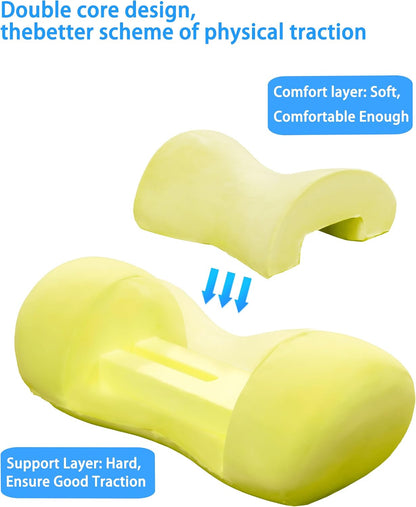 Bespilow Small Neck Roll Pillow for Sleeping, Neck Pillows for Pain Relief