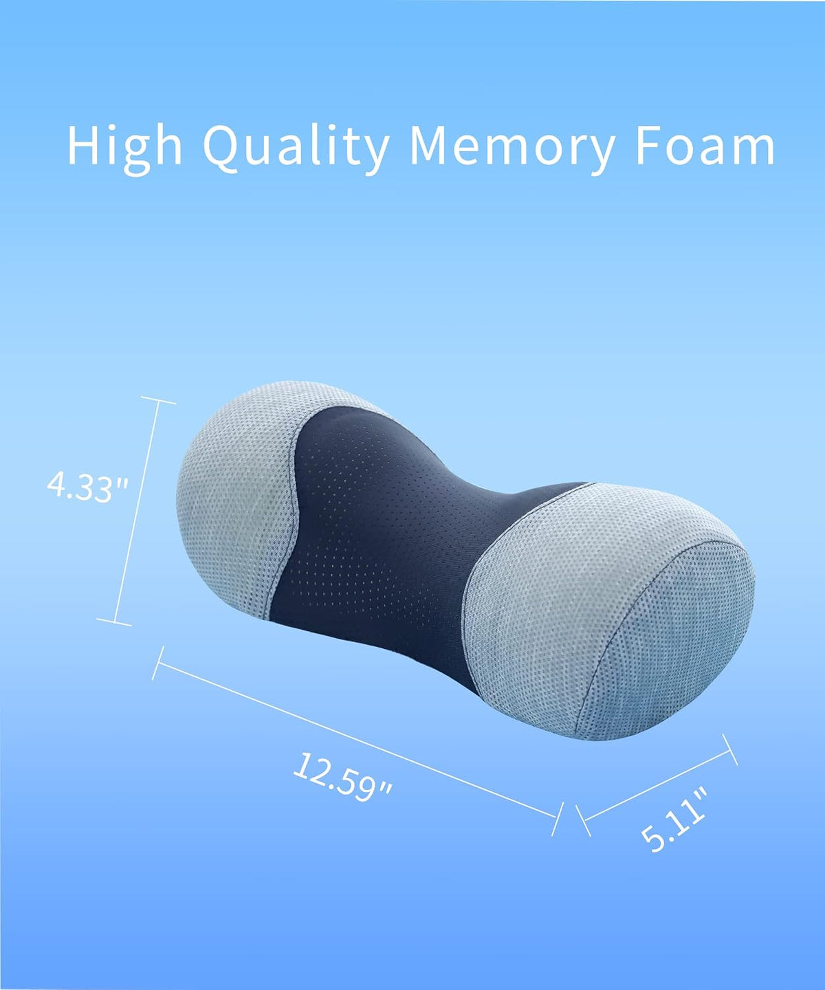 Bespilow Small Neck Roll Pillow for Sleeping, Neck Pillows for Pain Relief