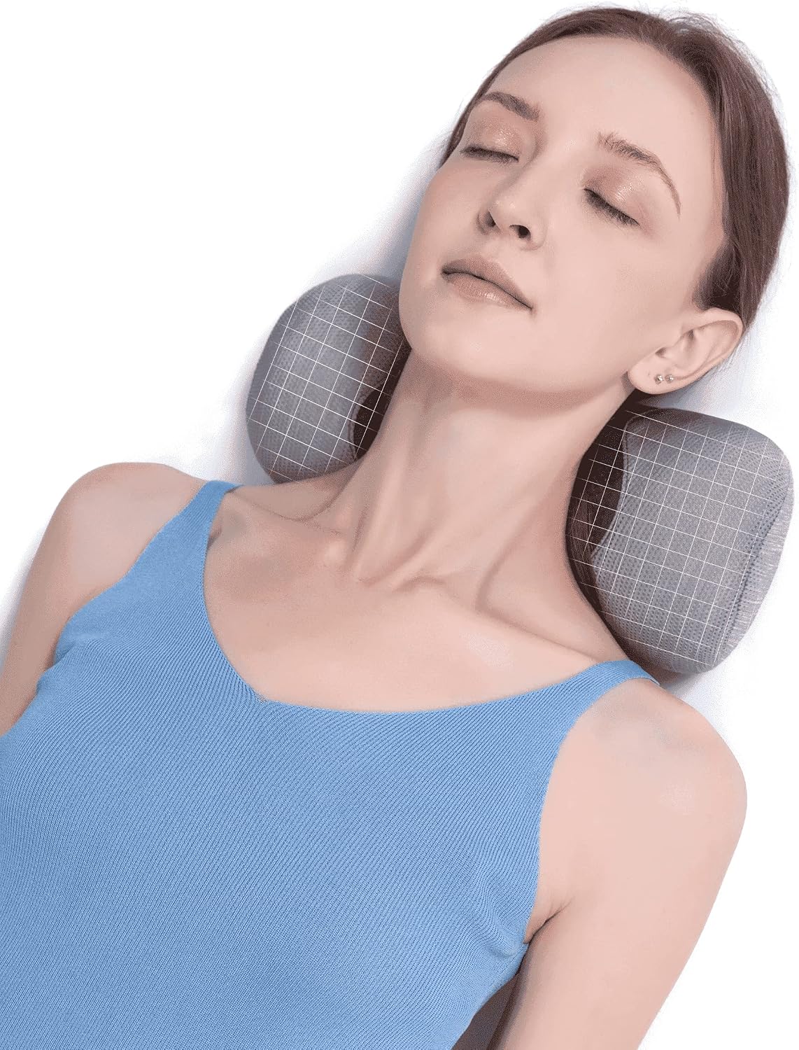 Bespilow Small Neck Roll Pillow for Sleeping, Neck Pillows for Pain Relief