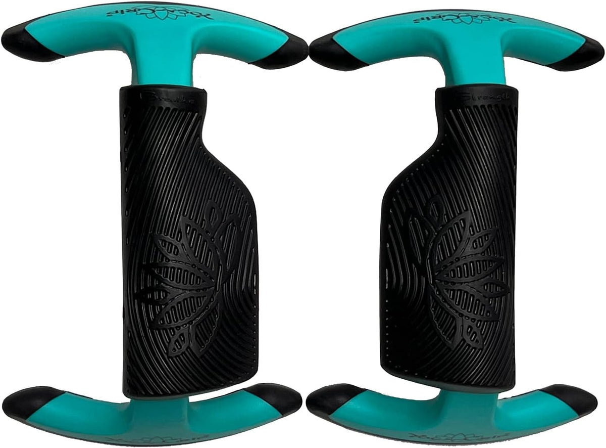 Premium Quality Wrist Alignment Yoga Blocks to Eliminate Wrist Pain in All Poses - Great for Yoga, Pushups and Pilates. Set of 2 with Instruction Card