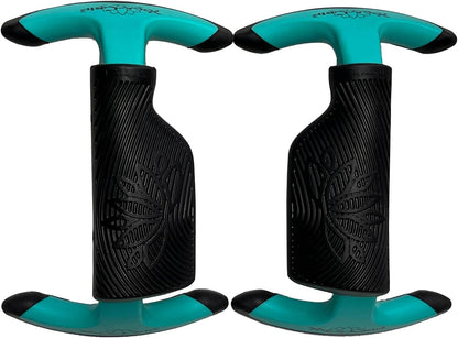 Premium Quality Wrist Alignment Yoga Blocks to Eliminate Wrist Pain in All Poses - Great for Yoga, Pushups and Pilates. Set of 2 with Instruction Card