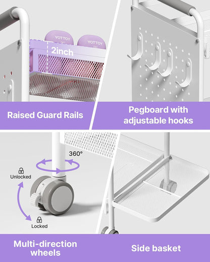3-Tier Gym Storage Rack for Home Gym–Multi-Functional Weight Rack, Dumbbell Rack, Yoga Mat Holder with Side Basket & 6 Hooks, Gym Equipment Organizer
