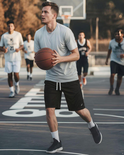Men's Athletic Shorts Quick Dry Loose-Fit Lightweight Running Workout Gym Shorts with Pockets